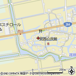 佐賀県神埼市千代田町詫田1659周辺の地図