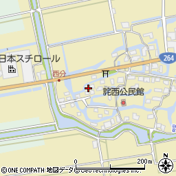 佐賀県神埼市千代田町詫田1671周辺の地図