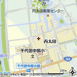佐賀県神埼市丙太田942-8周辺の地図