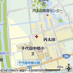 佐賀県神埼市丙太田942周辺の地図