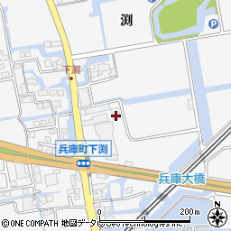 佐賀県佐賀市兵庫町渕1542-10周辺の地図