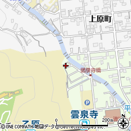 大分県別府市原町3557-25周辺の地図