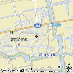 佐賀県神埼市千代田町詫田1627周辺の地図