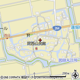 佐賀県神埼市千代田町詫田1635周辺の地図