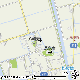 佐賀県三養基郡みやき町東津1412周辺の地図