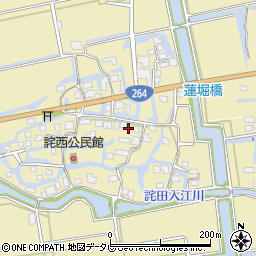 佐賀県神埼市千代田町詫田1628周辺の地図