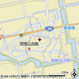 佐賀県神埼市千代田町詫田1629周辺の地図