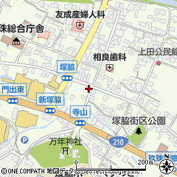 塚脇郵便局周辺の地図