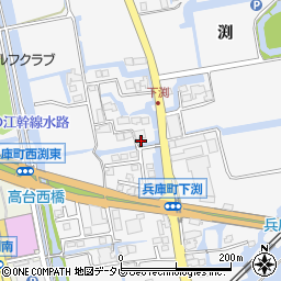 佐賀県佐賀市兵庫町渕1616周辺の地図