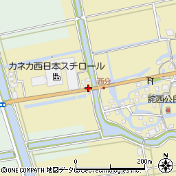 佐賀県神埼市千代田町詫田1498周辺の地図