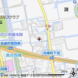 佐賀県佐賀市兵庫町渕1615周辺の地図