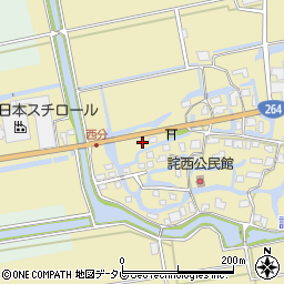 佐賀県神埼市千代田町詫田1694周辺の地図