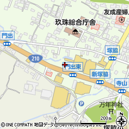 朝日警備保障株式会社玖珠支社周辺の地図