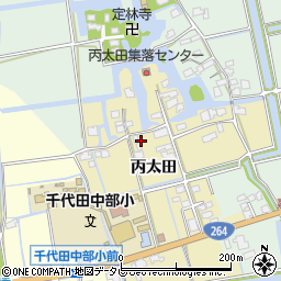 佐賀県神埼市丙太田964周辺の地図
