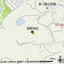 熊野神社周辺の地図