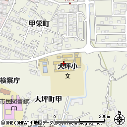 伊万里市立大坪小学校周辺の地図