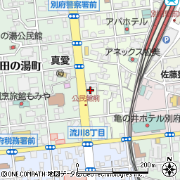 東伸エンジニアリング株式会社　別府支店周辺の地図