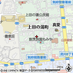 九州電力田の湯変電所周辺の地図