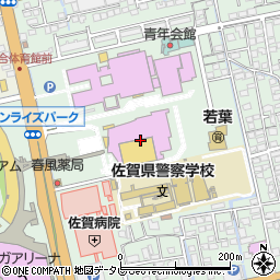 佐賀市文化会館　大ホール周辺の地図
