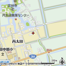 佐賀県神埼市丙太田1000周辺の地図