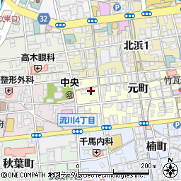広瀬米穀燃料元町店周辺の地図