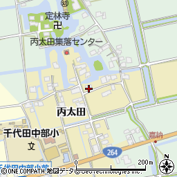 佐賀県神埼市丙太田1014周辺の地図
