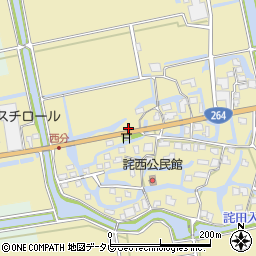 佐賀県神埼市千代田町詫田1686周辺の地図