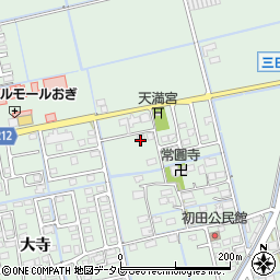 佐賀県小城市初田1873周辺の地図