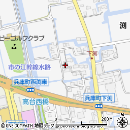 佐賀県佐賀市兵庫町渕1604周辺の地図