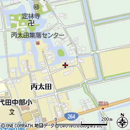 佐賀県神埼市丙太田1006周辺の地図