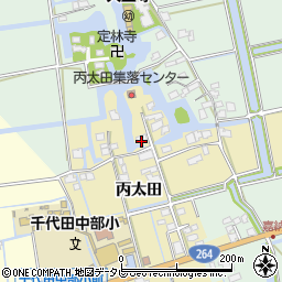 佐賀県神埼市丙太田1020-3周辺の地図