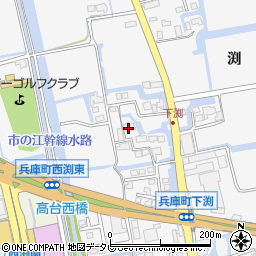 佐賀県佐賀市兵庫町渕1605周辺の地図