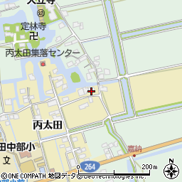 佐賀県神埼市丙太田998周辺の地図