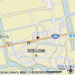 佐賀県神埼市千代田町詫田1678周辺の地図