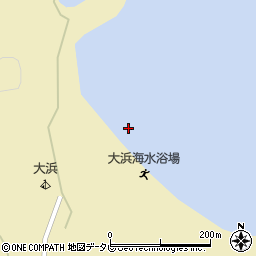 大浜周辺の地図