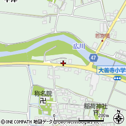 福岡県久留米市大善寺町藤吉989周辺の地図