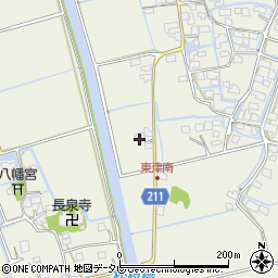 佐賀県三養基郡みやき町東津1678周辺の地図