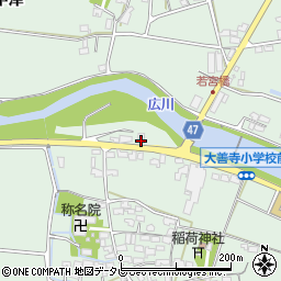 福岡県久留米市大善寺町藤吉947周辺の地図