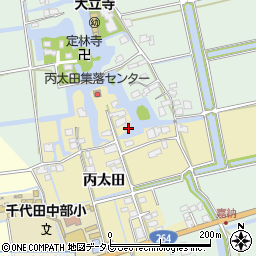 佐賀県神埼市丙太田1017周辺の地図