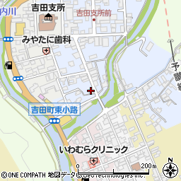 宇和島信用金庫吉田支店周辺の地図