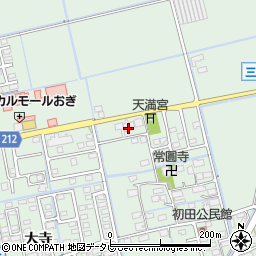 佐賀県小城市初田2125周辺の地図