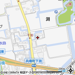 佐賀県佐賀市兵庫町渕1643周辺の地図