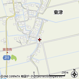 佐賀県三養基郡みやき町東津2231周辺の地図