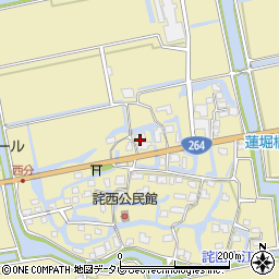 佐賀県神埼市千代田町詫田1806周辺の地図