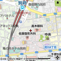 サンリラ駅前周辺の地図