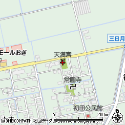 佐賀県小城市初田2117周辺の地図