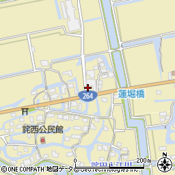 佐賀県神埼市千代田町詫田1822-4周辺の地図