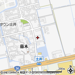 佐賀電算センター周辺の地図