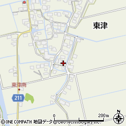 佐賀県三養基郡みやき町東津2003周辺の地図