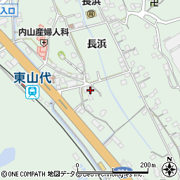 佐賀県伊万里市東山代町長浜1334周辺の地図